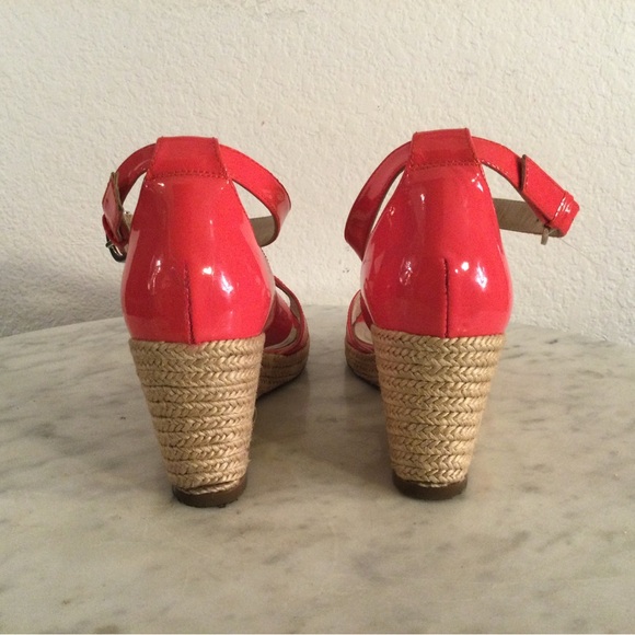 L. K. Bennett London Coral Wedge Sandals - Picture 4 of 16